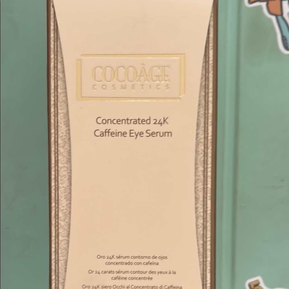 Cocoage 24 karat caffeinated eye serum